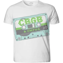 CBGB, Tričko Tape, Unisex, Biela