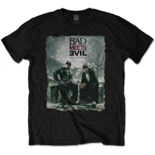 Bad Meets Evil, Tričko Burnt, Unisex, Čierna