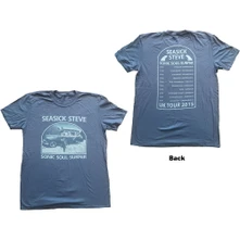 Seasick Steve, Tričko Sonic Soul Surfer, Unisex, Modrá