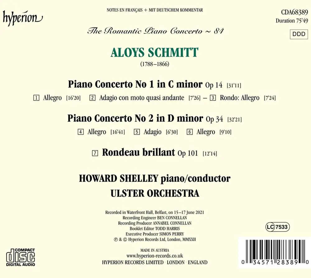 SCHMITT: PIANO CONCERTOS
