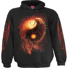 Spiral, Mikina Phoenix Arisen, Unisex, Čierna