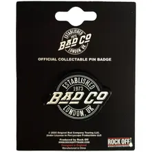 Bad Company – Est. 1973 Circle Logo (Odznak)