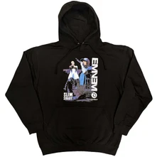 Eminem, Mikina Detroit, Unisex, Čierna