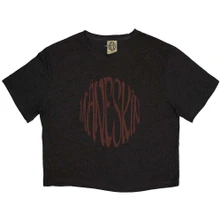 Maneskin, Tielko Warped Logo, Žena, Šedá