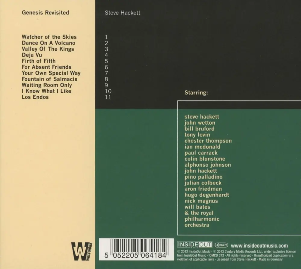Genesis Revisited I (Re-Issue 2013)