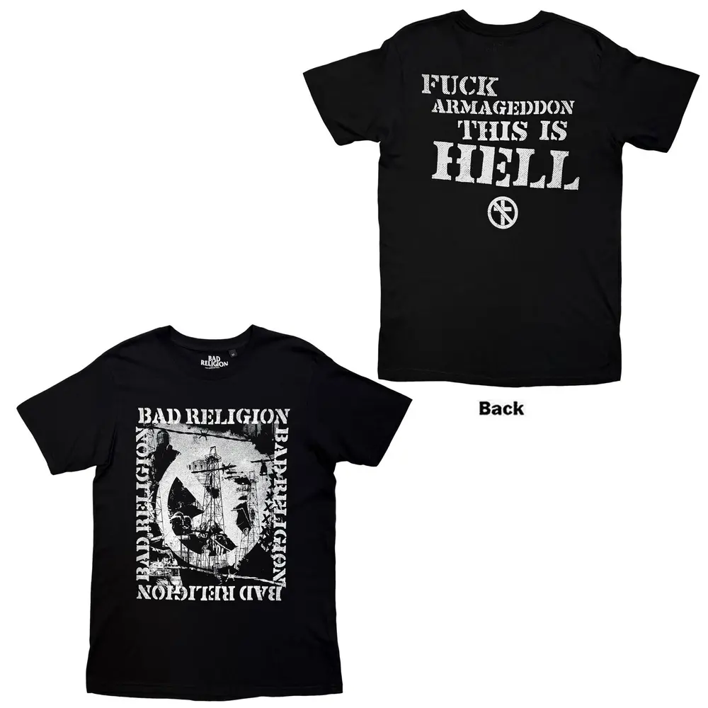 Unisex T-Shirt: This Is Hell (Black) (Back Print)