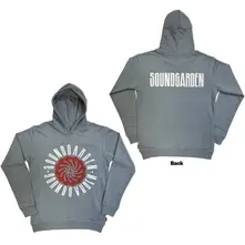 Unisex Unplugged Pullover Hoodie: Circle Logo (Blue) (Back Print) thumbnail