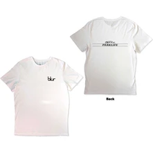 Blur, Tričko Pocket  / Parklife, Unisex, Biela