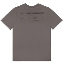 Tričko Unisex T-Shirt: What's The Story Tracklist (Grey) (Back Print & Ex-Tour)