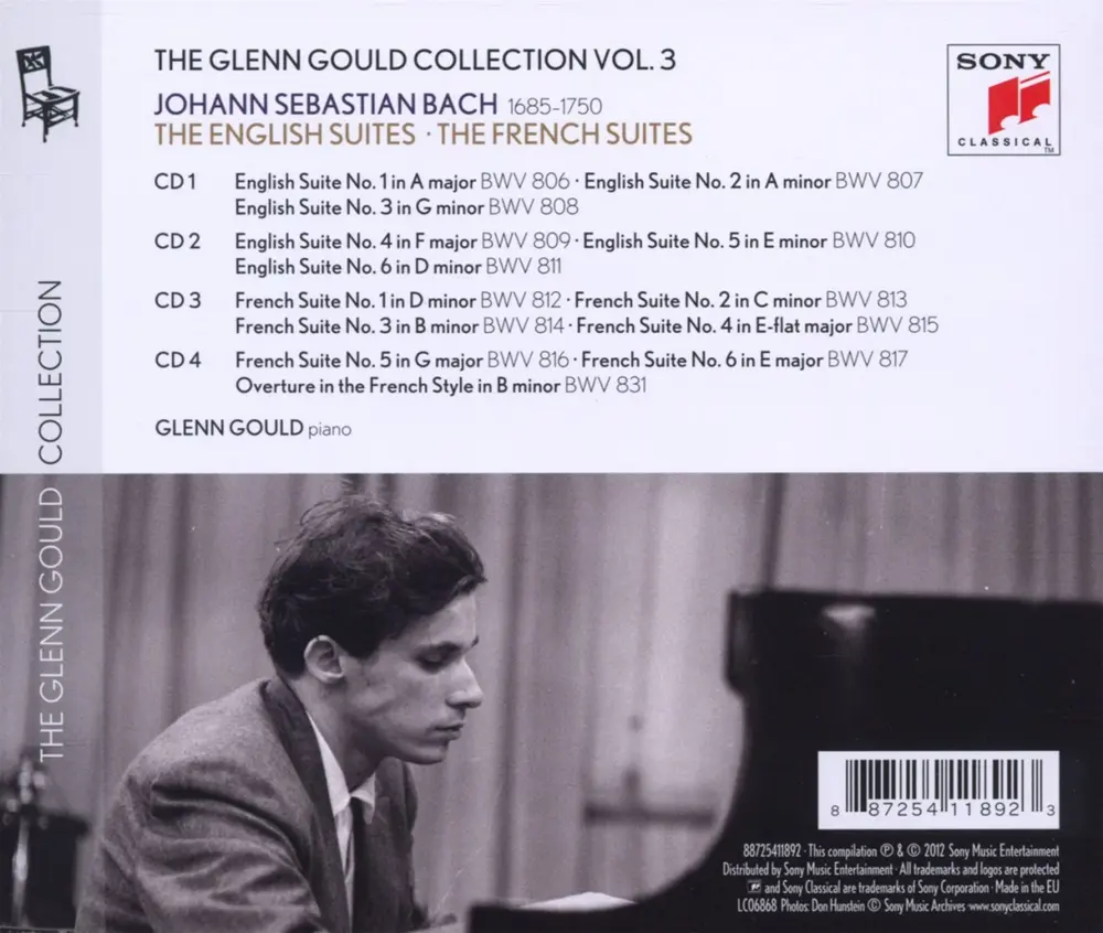 Glenn Gould Plays Bach: English Suites Bwv 806-811 & French Suites Bwv 812-817 & Overture In the French Style Bwv 831