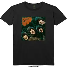 The Beatles – Rubber Soul Album Cover (Čierna) (Tričko)