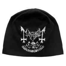 Čapica Unisex Beanie Hat: Skull Omega JD Print (Black)