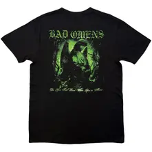 Unisex T-Shirt: Green Angel (Black) (Back Print) thumbnail