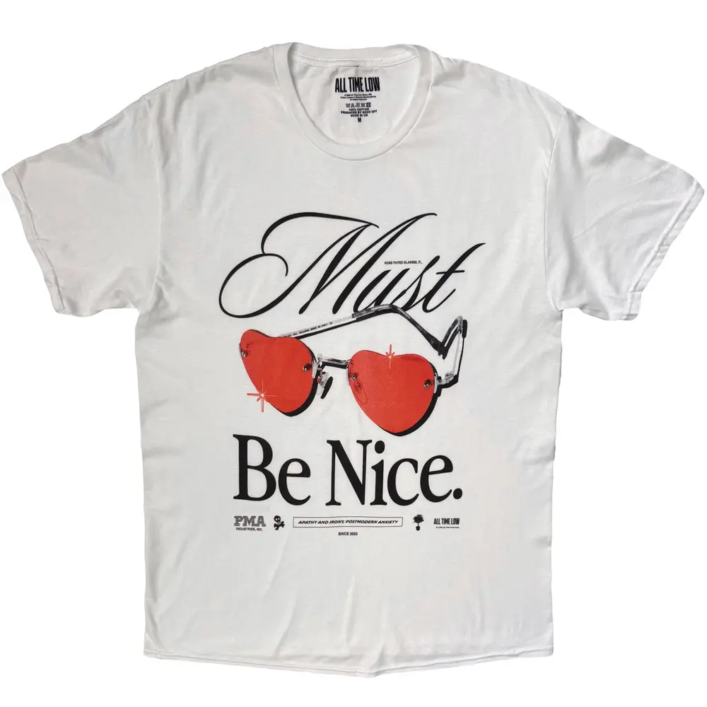 Unisex T-Shirt: Must Be Nice Glasses (White)