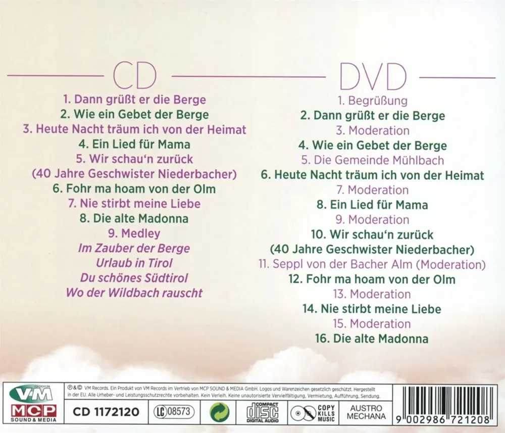GRUSSE AUS DEN BERGEN - DELUXE EDITION INKL. TV-SENDUNG