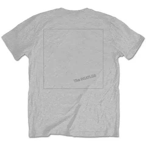 The Beatles – Tričko White Album Back (Šedá), Unisex, Šedá