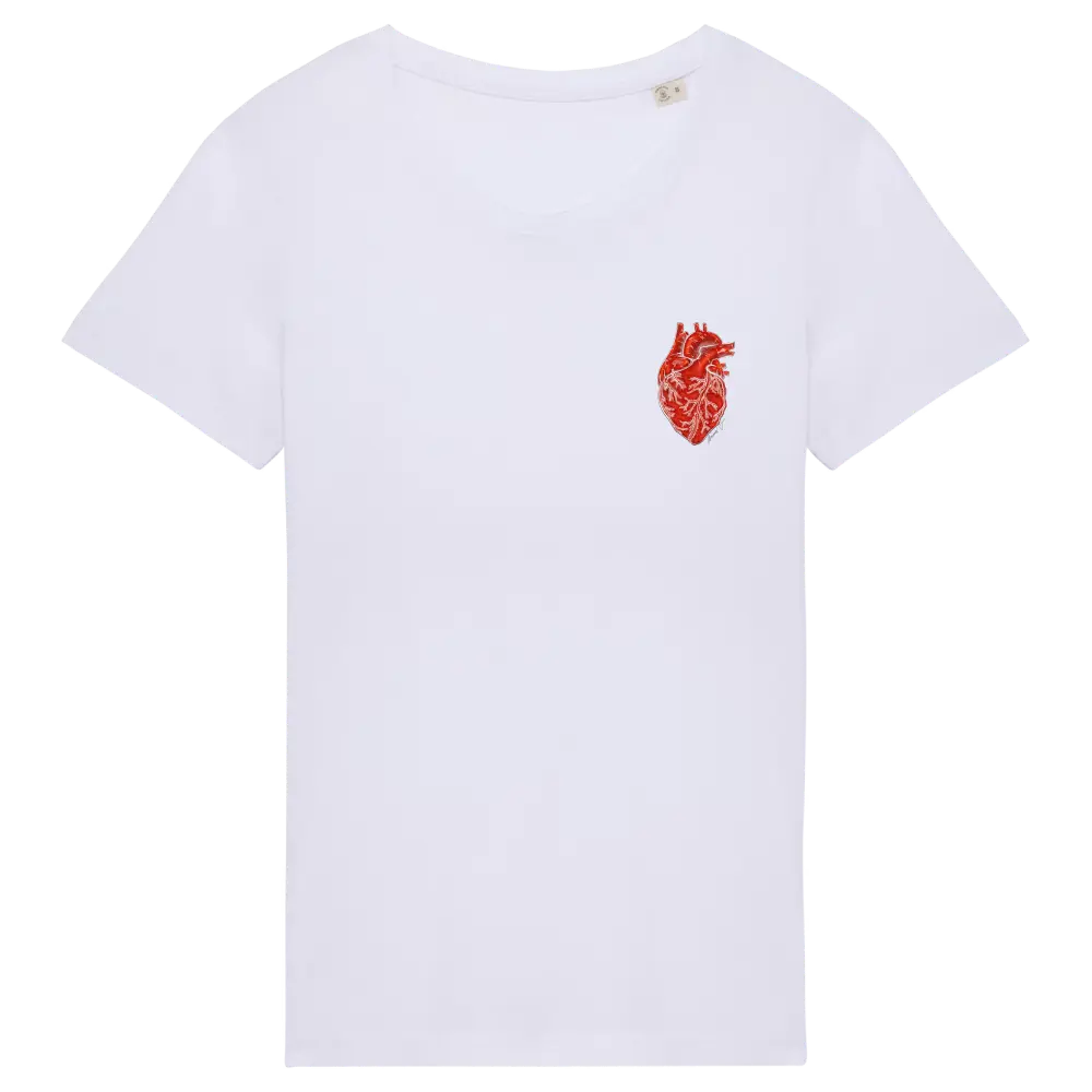 (p)art by Aňuci T – Svet v srdci - červené (Tricou)