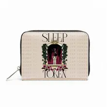 Sleep Token, Peňaženka Zip Top Purse: Statue Cream (Black), Čierna
