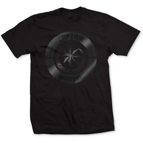 Captain Marvel Silver Circle (Čierna)