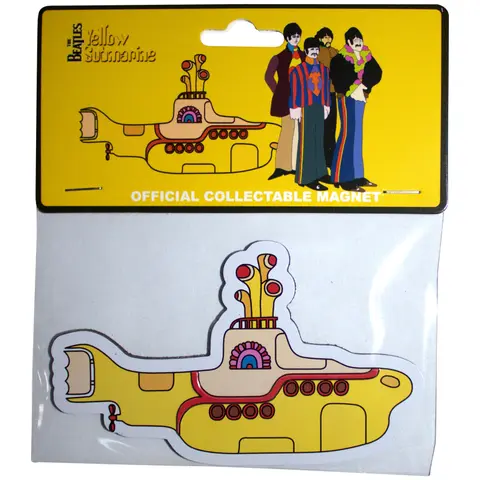 Fridge Magnet: Yellow Submarine Embossed
