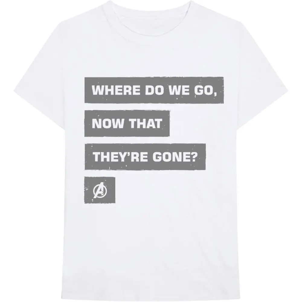Avengers Now That They're Gone (Blanca) (Camiseta)