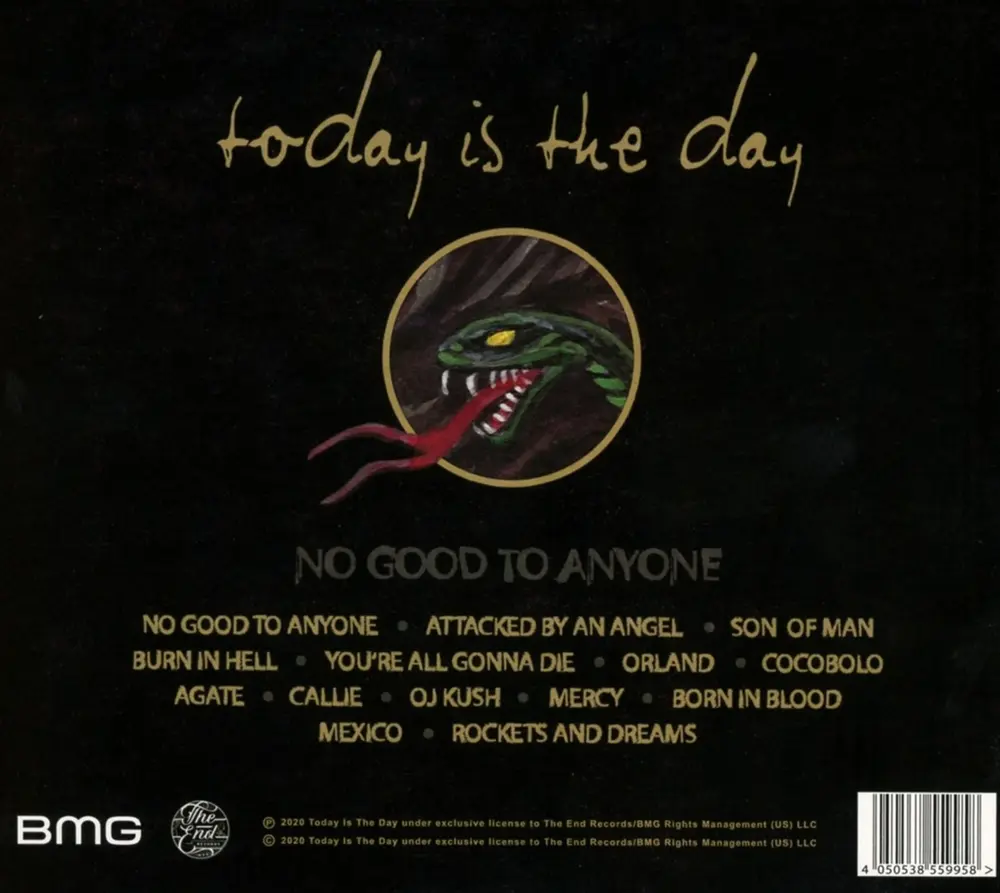 Today Is the Day – NO GOOD TO ANYONE (CD)