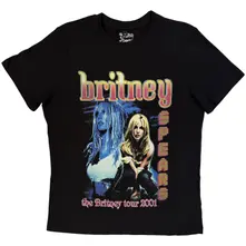 Ladies T-Shirt: Britney Tour (Black) (Back Print) thumbnail