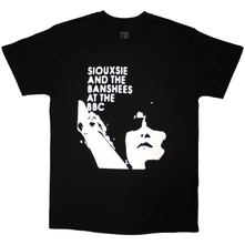 Siouxsie and the Banshees, Tričko At The BBC, Unisex, Čierna
