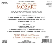 Alina Ibragimova – MOZART: VIOLIN SONATAS NOS. 20, 25, 26, 30 (K. 303 (CD)