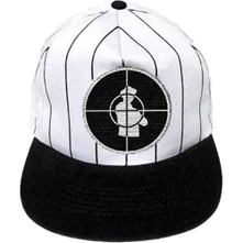 Public Enemy, Šiltovka Solid Target, Unisex, Čierna/biela