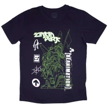 Linkin Park, Tričko Reanimation Robot Sketch, Unisex, Modrá