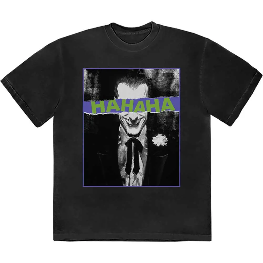 Joker Hahaha Eyes (Negra) (Camiseta)