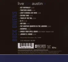 Buck Owens – LIVE FROM AUSTIN, TX (CD)
