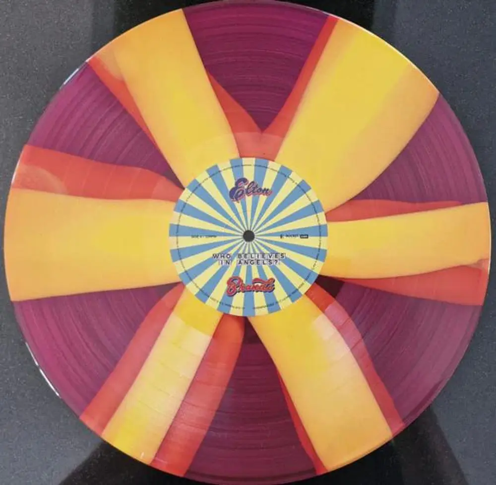 Elton John & Brandi Carlile – WHO BELIEVES IN ANGELS? (Yellow/Pink Vinyl) (Vinyl)