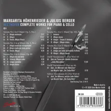 Hohenrieder, Margarita - Beethoven - Complete Works For Piano and Cello thumbnail