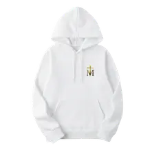 Momo, Mikina Milovaný logo basic, Unisex, Biela