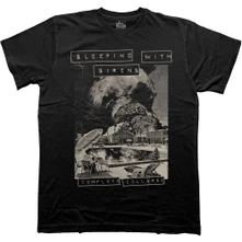 Sleeping With Sirens, Tričko Complete Collapse, Unisex, Čierna