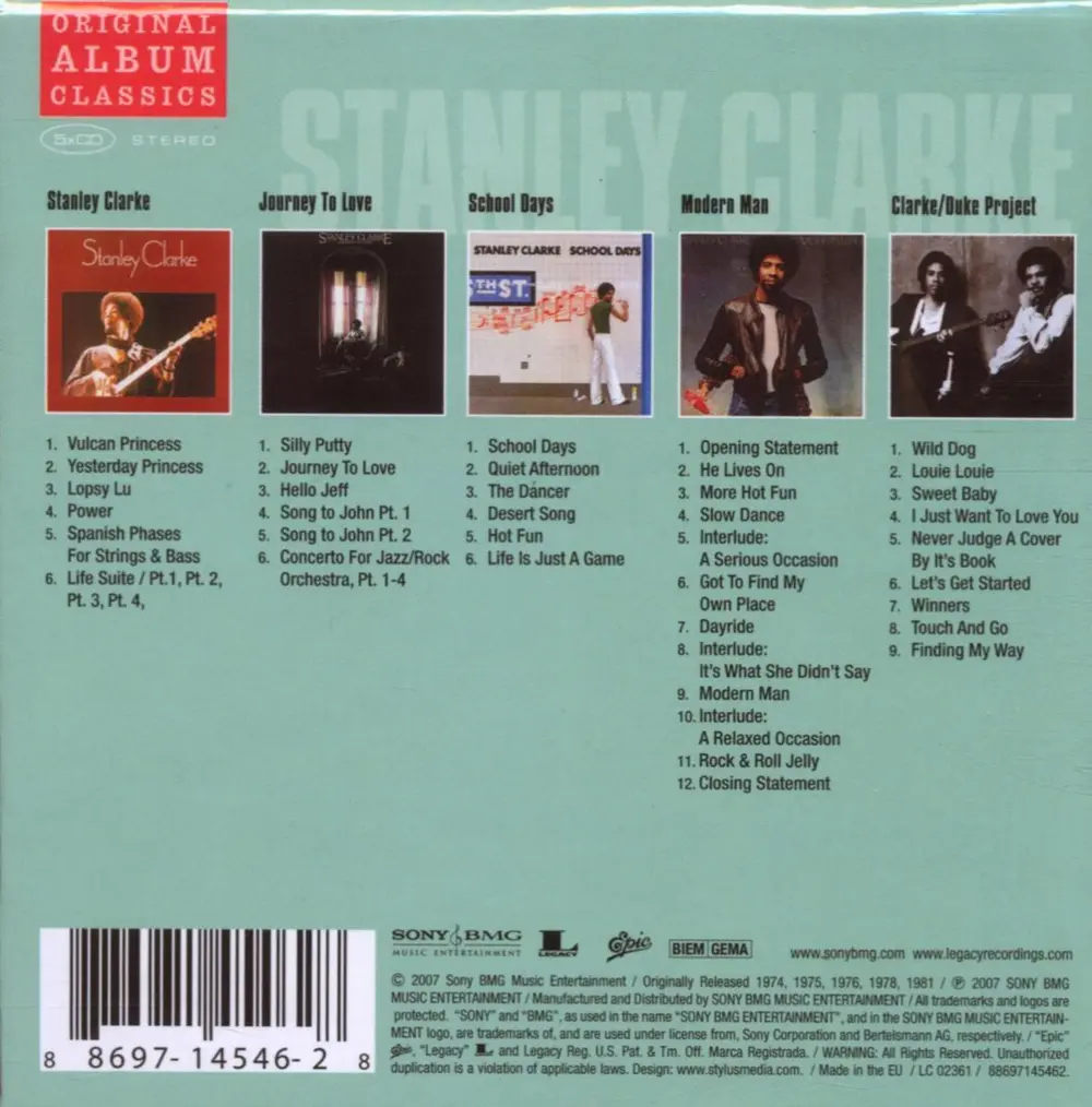 Stanley Clarke – Original Album Classics (Box Set) (CD)