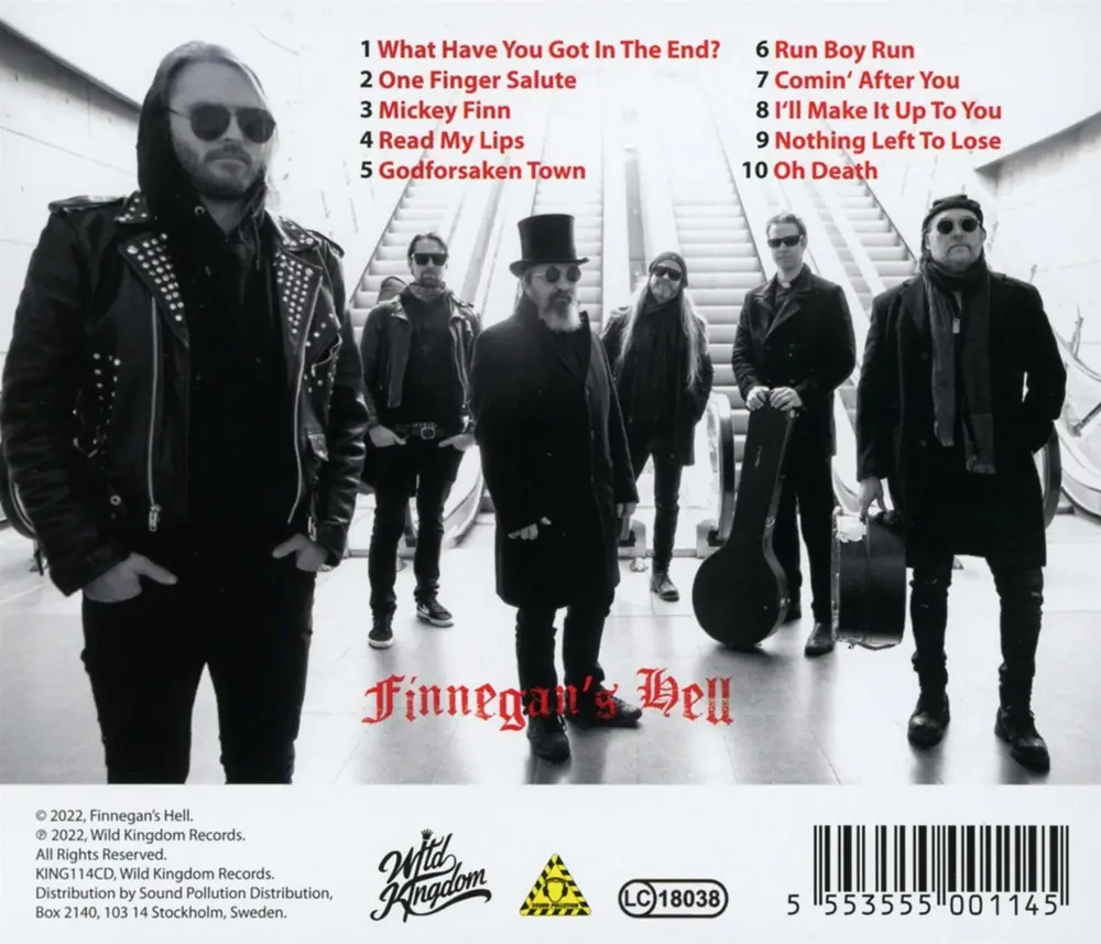 Finnegan's Hell – ONE FINGER SALUTE (CD)