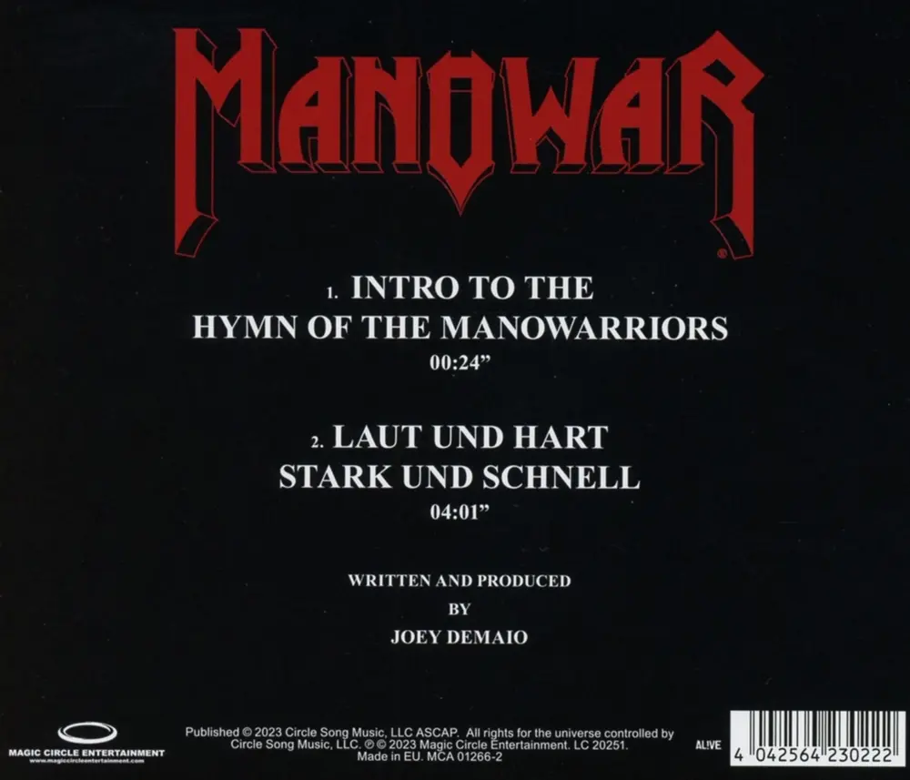 Manowar - Laut Und Hart Stark Und Schnell