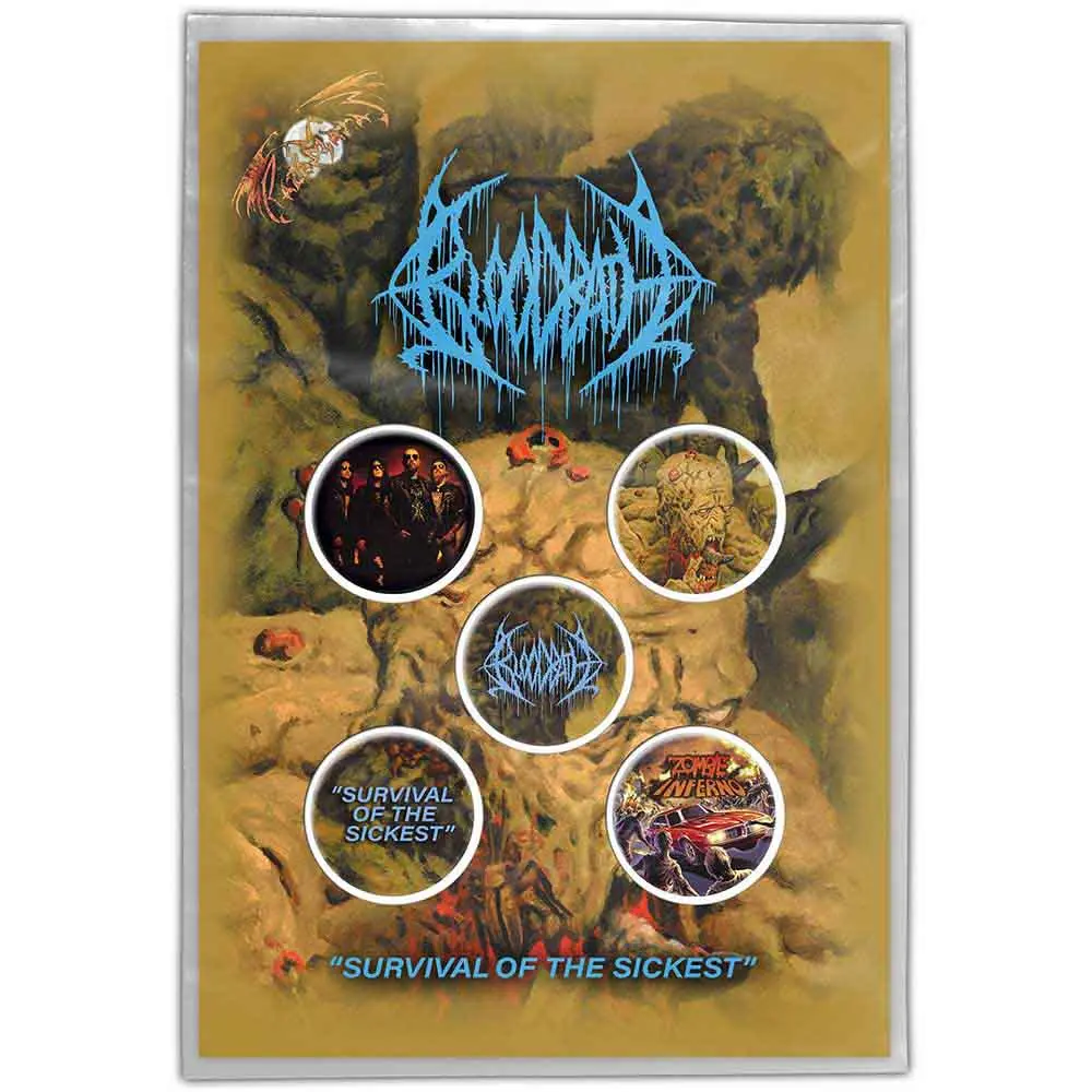 Bloodbath – Survival Of The Sickest (Button Badge Pack) (Odznak)