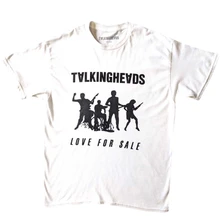 Talking Heads, Tričko Love For Sale, Unisex, Biela
