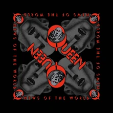 Queen, Šatka News of the World, Unisex, Čierna