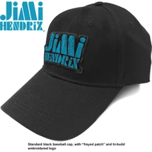 Jimi Hendrix, Šiltovka Blue Stencil Logo, Unisex, Čierna