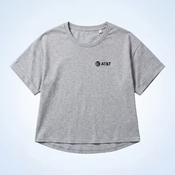 2026 – T-shirt AT&T  Women’s Oversized T-Shirt, Woman, Heather Grey