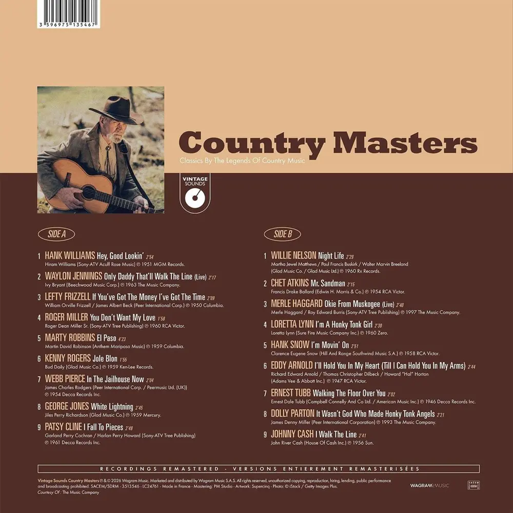 COUNTRY MASTERS / VINTAGE SOUNDS