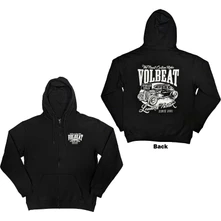 Volbeat, Mikina na zips Louder and Faster, Unisex, Čierna
