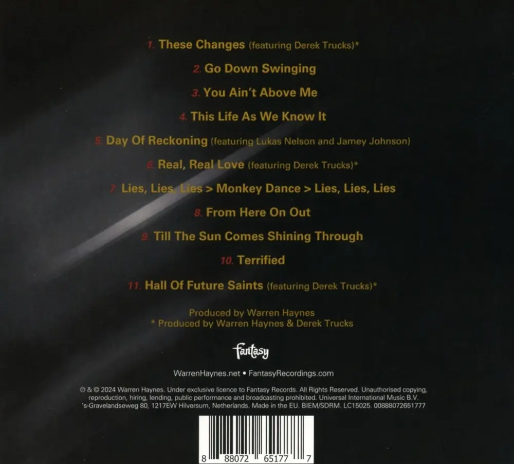 Warren Haynes – MILLION VOICES WHISPER (CD)