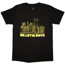 Beastie Boys, Tričko NYC Skyline, Unisex, Čierna