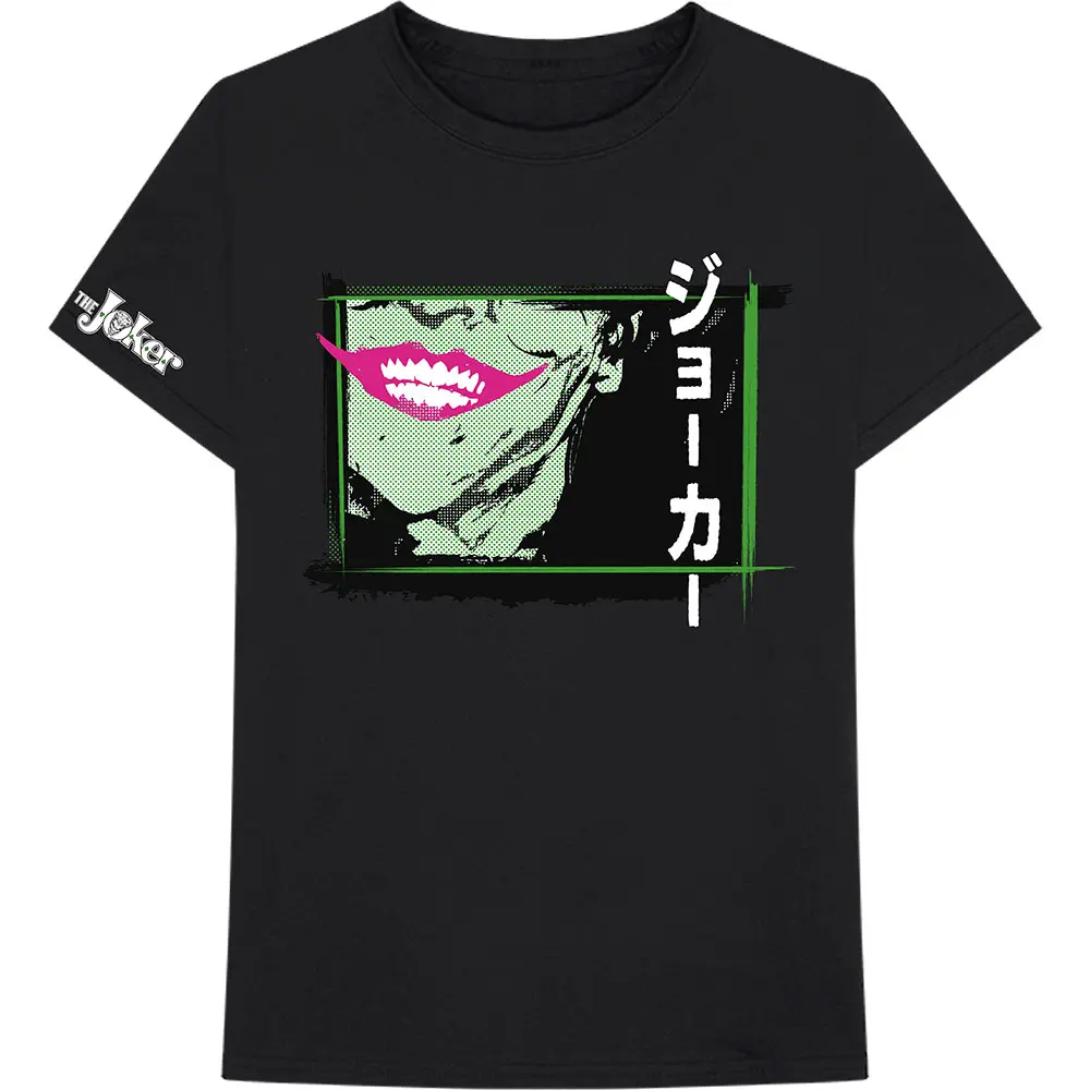 Joker Smile Frame Anime (Nero) (Maglietta)